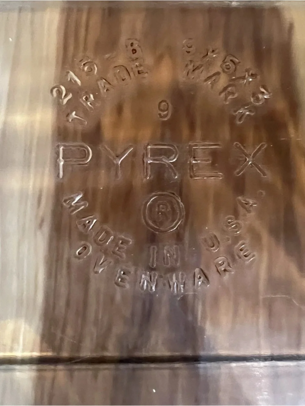 Vintage PYREX Clear #215-B 9x5x3 Loaf Bread Pan Dish Clear Baking Dish 2 Qt USA